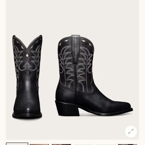 Worn once!  Tecovas Jolene Black Boot, size 7.5